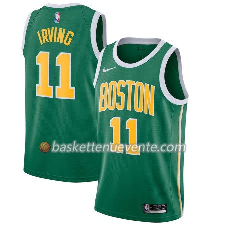 Maillot Basket Boston Celtics Kyrie Irving 11 2018-19 Nike Vert Swingman - Homme